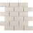 Full Sheet Sample - Gallery Biscuit Brick Porcelain Mosaic - 2" x 4" Matte