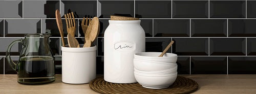 CC Textures Black Beveled Ceramic U759-410-BV