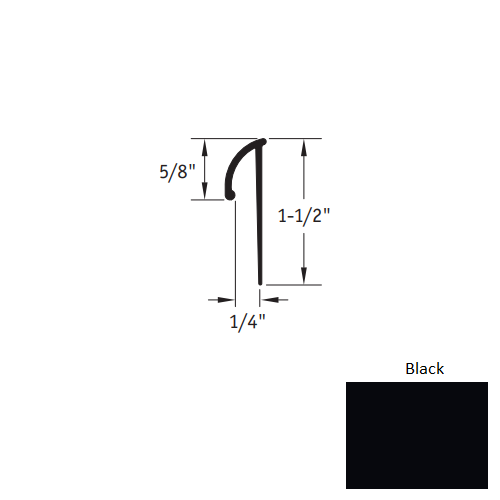 Johnsonite Black CCC-40-A