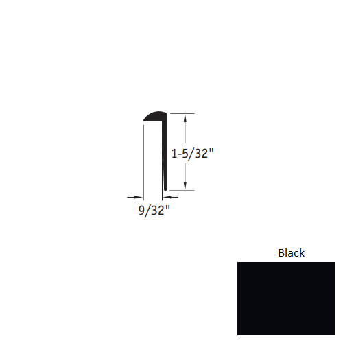 Johnsonite Black CCC-40-B