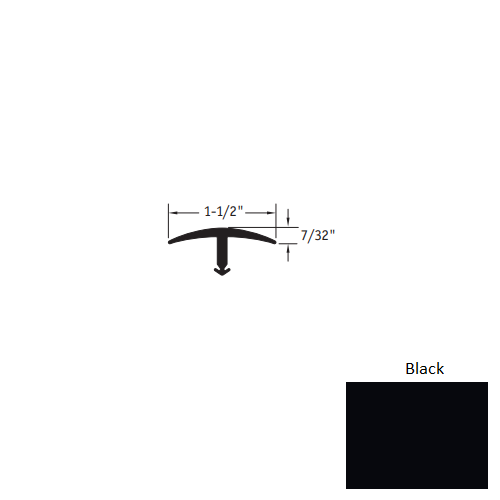 Johnsonite Black CD-40-A