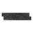 Full Ledger Sample - Black Slate Ledgestone - 6" x 24" x 3/4" - 1 1/8" Natural Cleft Face with Flat Back