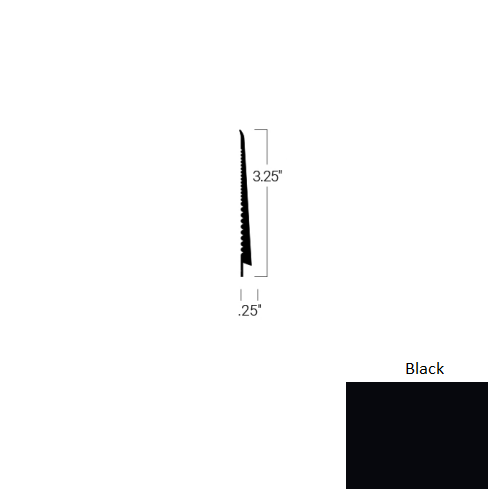 Johnsonite Black S102676-40-WB0004-TDC3