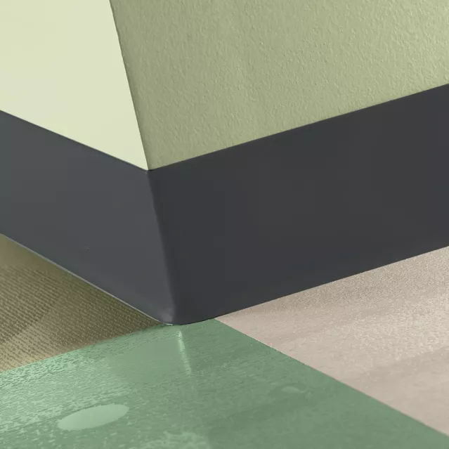 Johnsonite Rubber Black TDCR-40-6 3/8X75