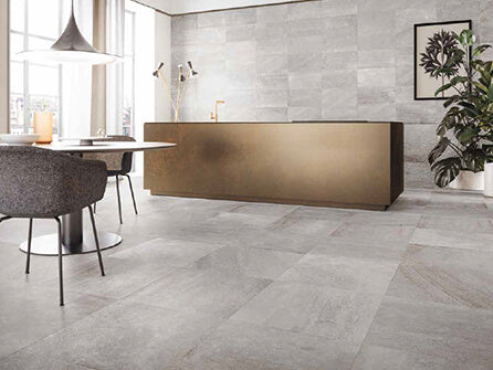 Blended Grey Porcelain Tile - 12" x 24" Matte