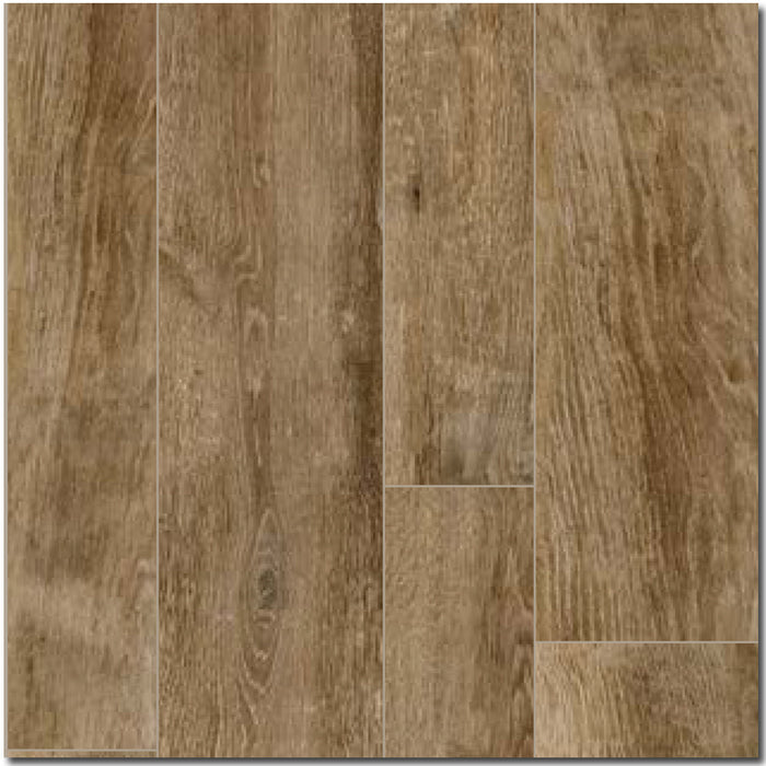 Blendwood Brown Natural Porcelain Tile - 8" x 48" x 3/8"