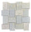 Blue Celeste Polished Marble Mosaic - 1" x 2" Basket Weave