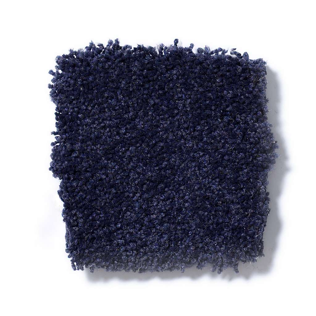 Shaw Magic At Last I 15' 00444 Blue Ink Textured Nylon Carpet — Stone ...