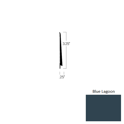 Johnsonite Blue Lagoon TDC-92-3 1/4X75