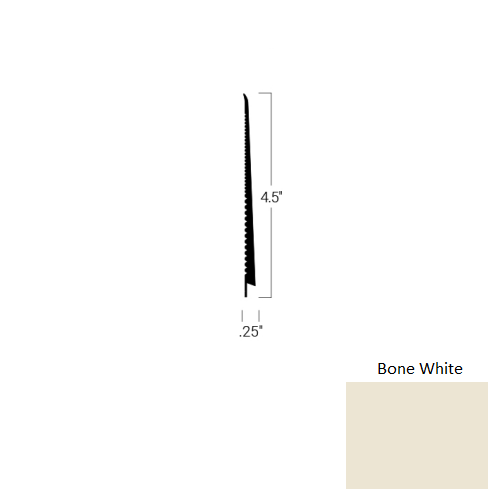 Johnsonite Bone White TDC-79-4 1/2X75