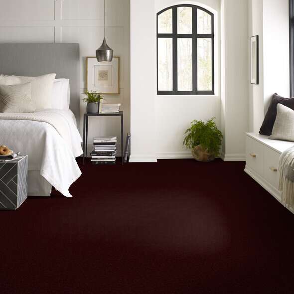 Queen Harborfields II 12' Bordeaux Textured 00805