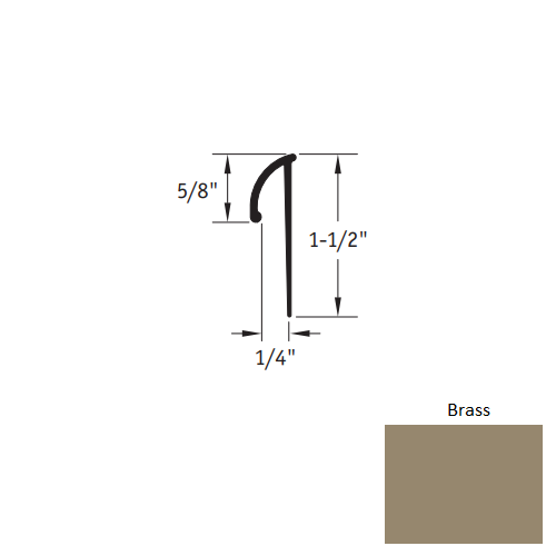 Johnsonite Brass CCC-176-A