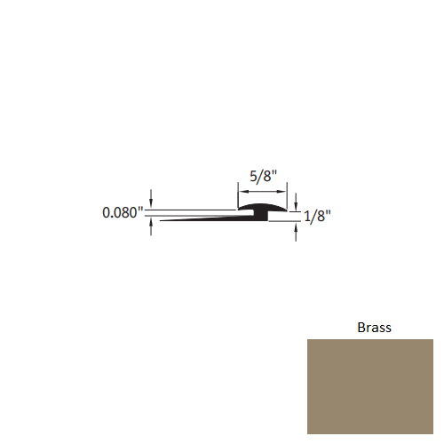 Johnsonite Brass SLT-176-B