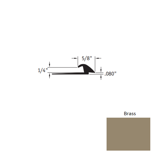 Johnsonite Brass SLT-176-H