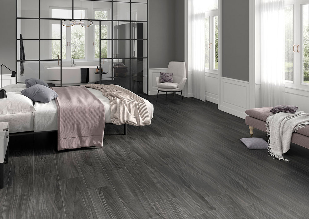 Braxton Midnight Porcelain Tile - Matte