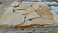 Brazilian Gold Quartzite Flagstone - Random Sizes x 3/4" - 1" Natural Cleft Face & Back