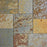 Full Tile Sample - Brazilian Multicolor Slate Tile - 8" x 16" x 3/8" Natural Cleft Face, Gauged Back