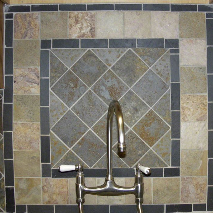 Brazilian Multicolor Natural Cleft Slate Tile