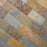 Brazilian Multicolor Slate Natural Cleft Face, Gauged Back Tile - 3" x 12" x 3/8"