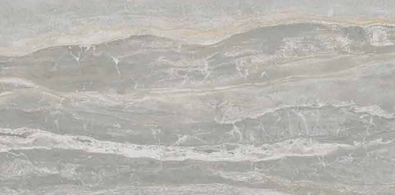 Full Tile Sample - Fissura Platinum Listello Porcelain Tile - 3" x 12" x 10 MM Polished