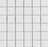 Full Sheet Sample - Gallery Bright White Porcelain Mosaic - 2" x 2" Glossy