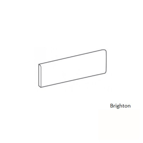 Milestone Urban Landscape Brighton Matte Porcelain Bullnose — Stone