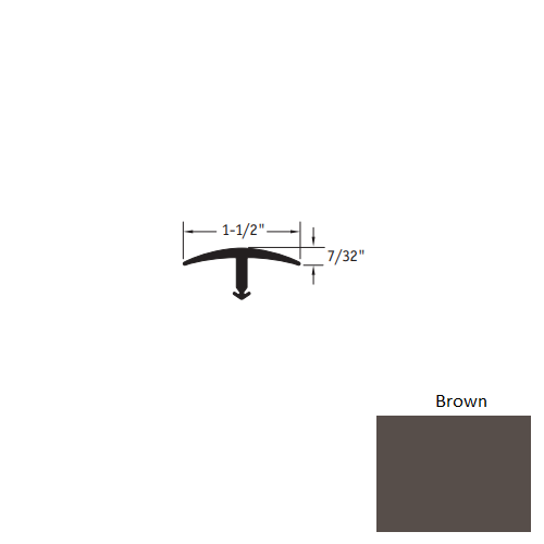 Johnsonite Brown CD-47-A