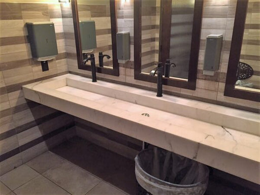 Full Tile Sample - Brownthorne Limestone Tile - 3" x 12" x 3/8" Polished