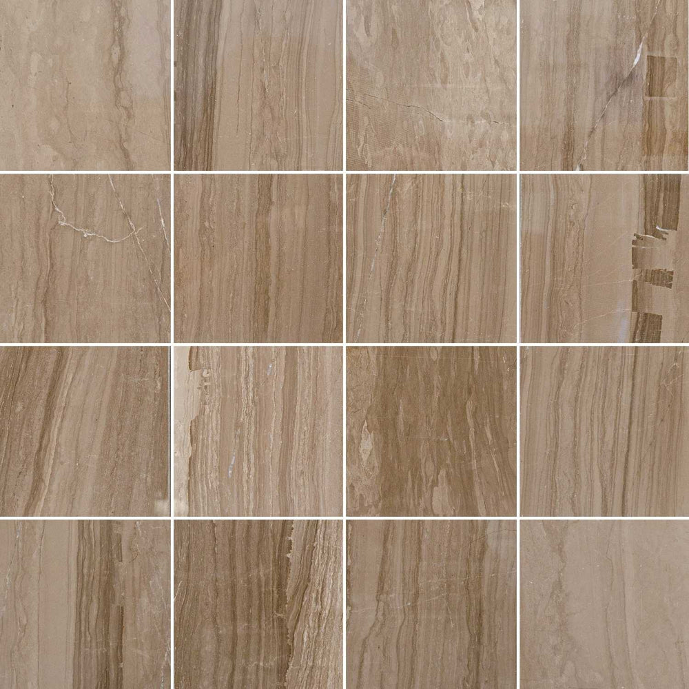 Full Tile Sample - Brownthorne Limestone Tile - 6" x 24" Polished