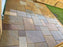 Summer Blend Sandstone Paver Versailles Pattern - Natural Cleft Face & Back