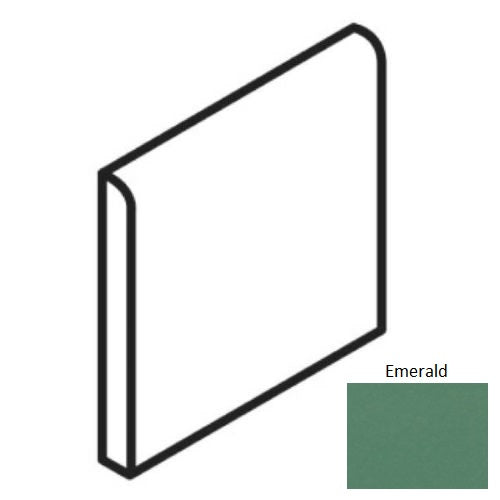 Keystones Unglazed Mosaic Emerald D116