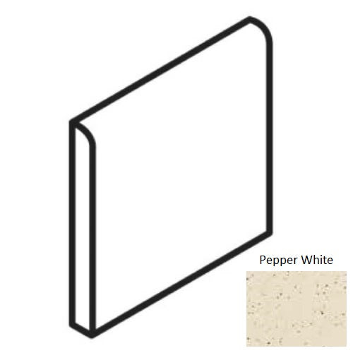 Keystones Unglazed Mosaic Pepper White D037