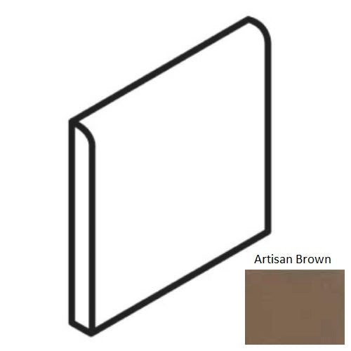 Keystones Unglazed Mosaic Artisan Brown D144