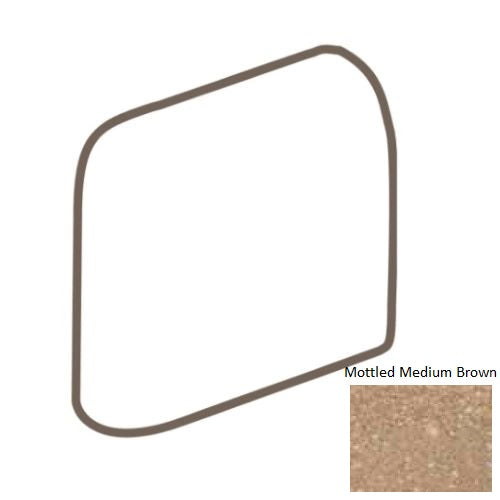 Keystones Unglazed Mosaic Mottled Medium Brown D050