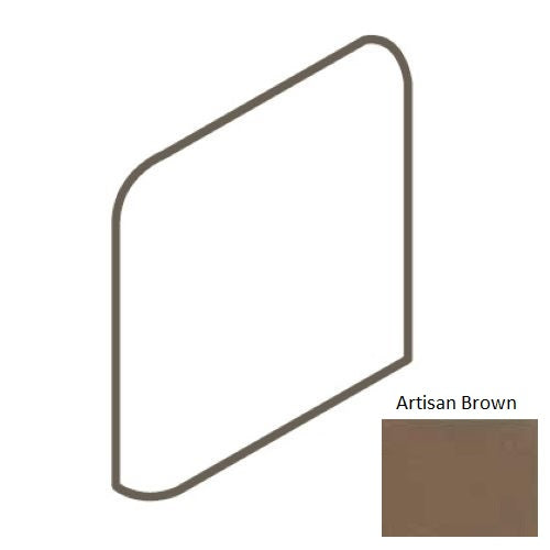 Keystones Unglazed Mosaic Artisan Brown D144