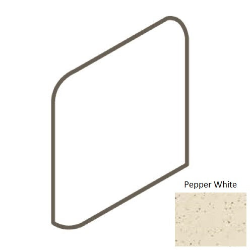 Keystones Unglazed Mosaic Pepper White D037