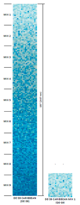 Mixes Glass DE-39 DE-39-CARIBBEAN-MIX-1