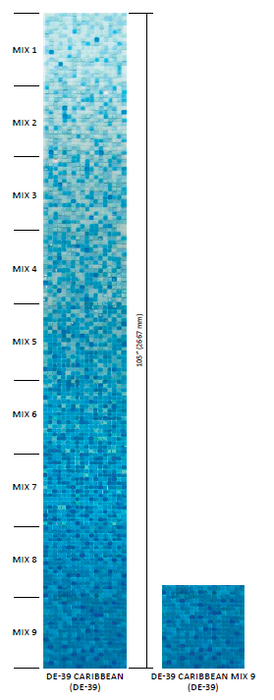 Mixes Glass DE-39 DE-39-CARIBBEAN-MIX-9