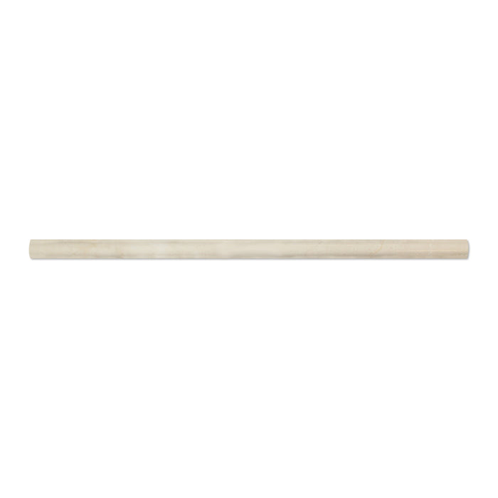 Crema Marfil Marble Liner - 1/2" x 12" Pencil Polished
