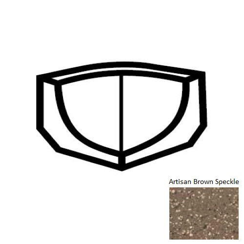 Keystones Unglazed Mosaic Artisan Brown Speckle D208