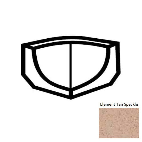 Keystones Unglazed Mosaic Element Tan Speckle D175