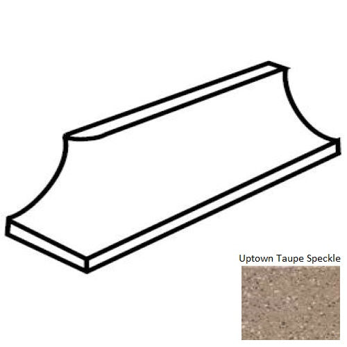 Keystones Unglazed Mosaic Uptown Taupe Speckle D202