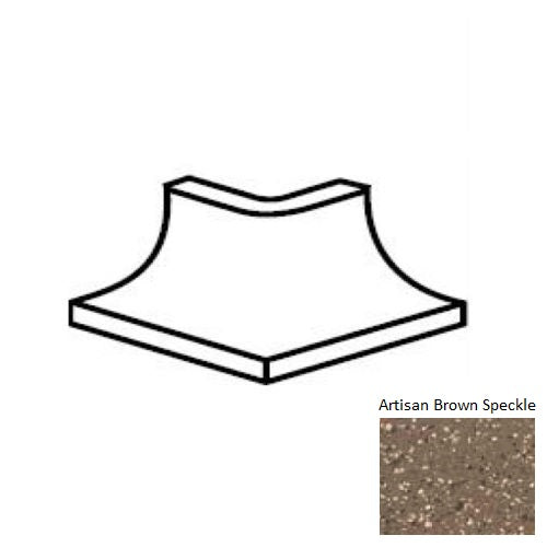 Keystones Unglazed Mosaic Artisan Brown Speckle D204