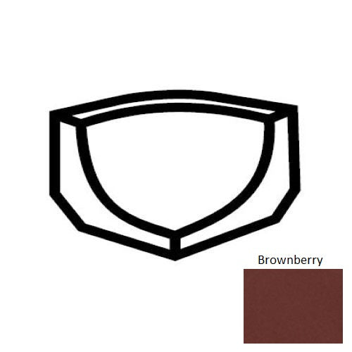 Keystones Unglazed Mosaic Brownberry D118