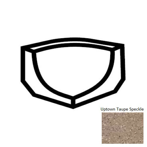 Keystones Unglazed Mosaic Uptown Taupe Speckle D202