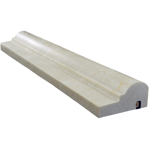 Crema Marfil Marble Liner - 2" x 12" F1 Chair Rail Polished