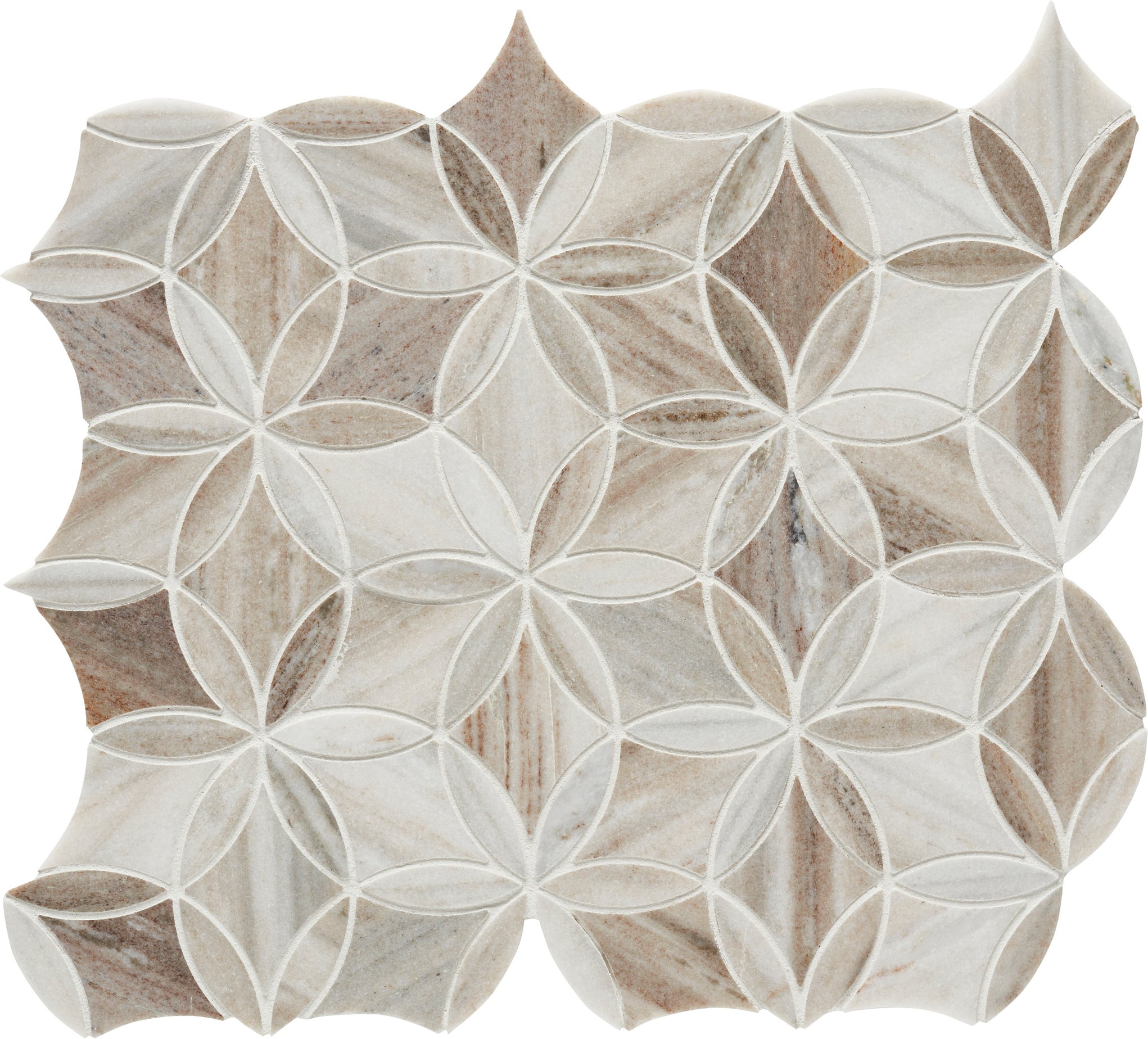 Arizona Tile Completa Skyline Honed Marble Mosaic | Lowest Price ...