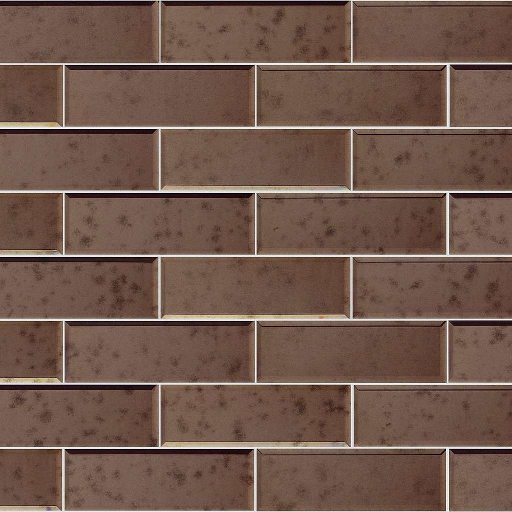 Shaw Lucerne 00600 Antique Bronze Glossy Glass Tile | Lowest Price ...
