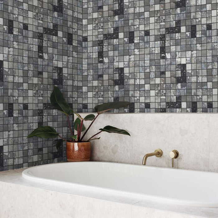 Timbered Hickory Rustic 12" x 12"