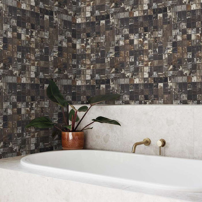 Timbered Sourwood Rustic 12" x 12"